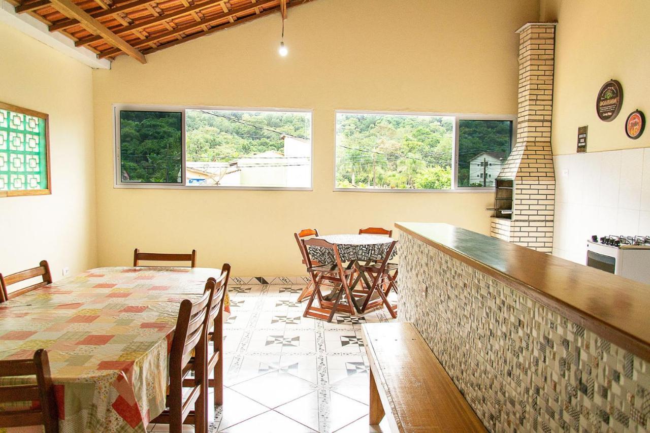 Incrivel Casa Com Churrasqueira Em Ubatuba, Sp 외부 사진